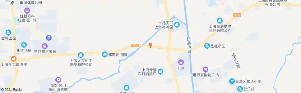 上海北青公路嘉松中路_公交站地图_上海公交_妙搜公交查询2024