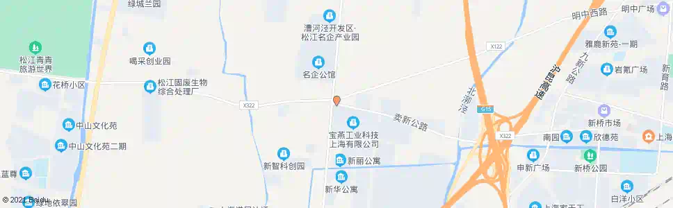 上海卖新公路新桥_公交站地图_上海公交_妙搜公交查询2024