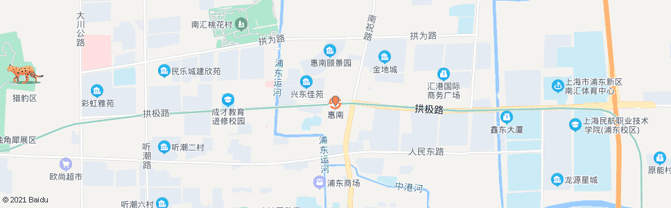 上海惠南地铁站(下客站)_公交站地图_上海公交_妙搜公交查询2024