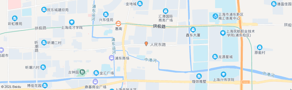 上海人民东路靖海路_公交站地图_上海公交_妙搜公交查询2024