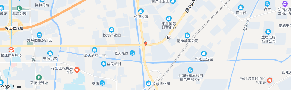 上海松卫公路_公交站地图_上海公交_妙搜公交查询2024