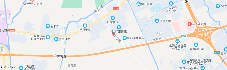 上海前云路沪青平公路_公交站地图_上海公交_妙搜公交查询2024