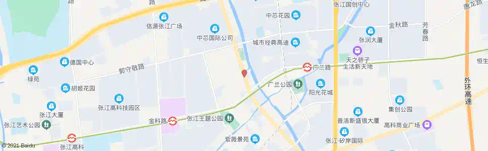 上海张江路祖冲之路_公交站地图_上海公交_妙搜公交查询2024