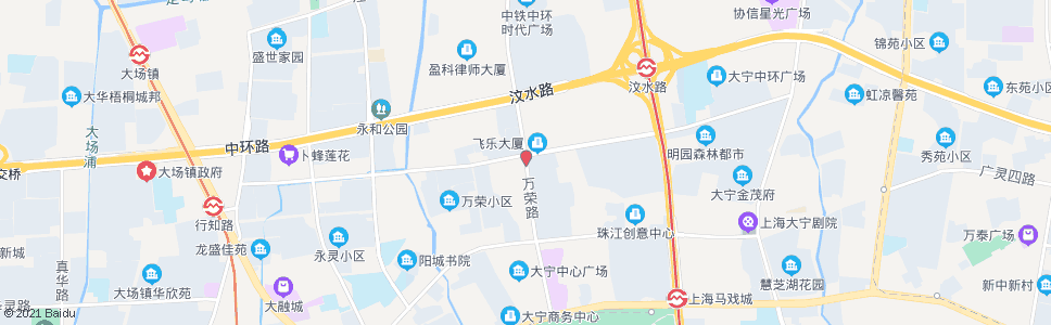 上海万荣路永和支路_公交站地图_上海公交_妙搜公交查询2024