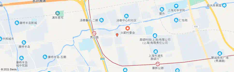 上海秀沿路环桥路_公交站地图_上海公交_妙搜公交查询2024