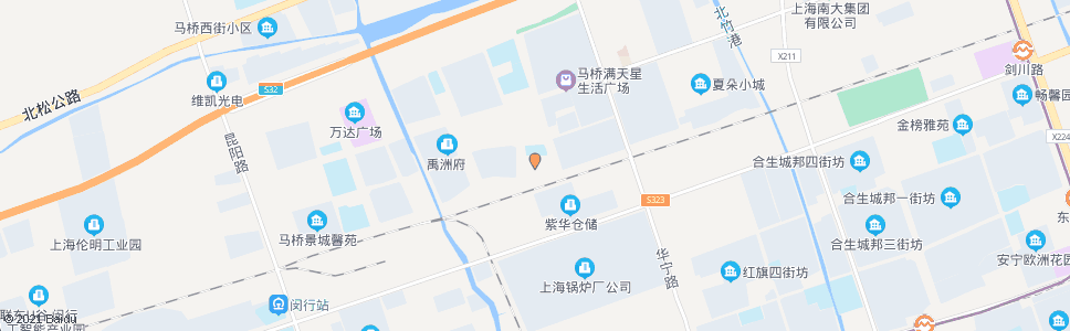 上海马桥文化中心_公交站地图_上海公交_妙搜公交查询2024