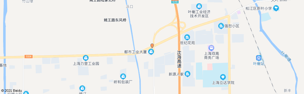 上海高桥(招呼站)_公交站地图_上海公交_妙搜公交查询2024