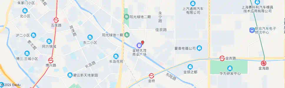 上海佳林路金高路_公交站地图_上海公交_妙搜公交查询2024