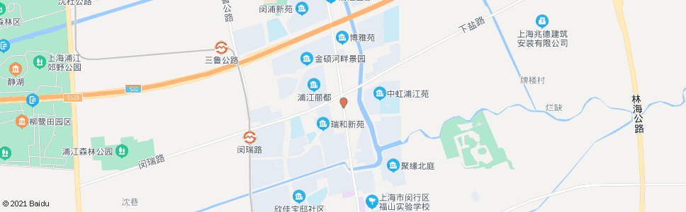 上海召楼路闵瑞路_公交站地图_上海公交_妙搜公交查询2024