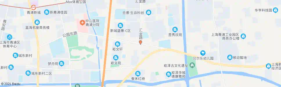 上海汇金路公园东路_公交站地图_上海公交_妙搜公交查询2024