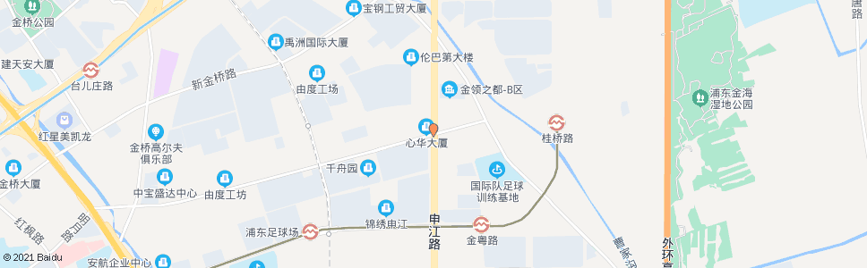 上海川桥路申江路_公交站地图_上海公交_妙搜公交查询2024