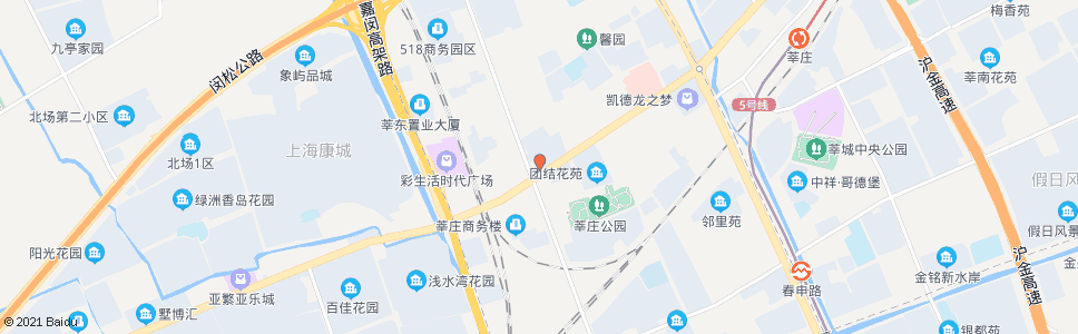 上海莘松新村_公交站地图_上海公交_妙搜公交查询2024