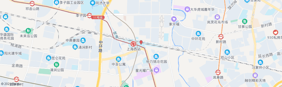 上海西湾_公交站地图_上海公交_妙搜公交查询2024