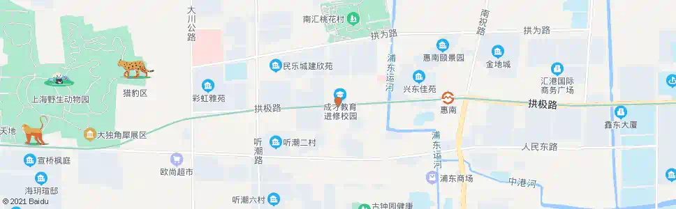 上海拱极路城西路_公交站地图_上海公交_妙搜公交查询2024