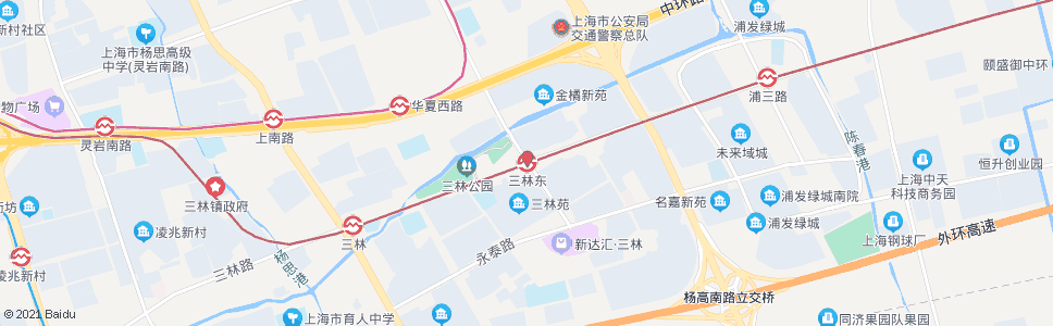 上海三林东站_公交站地图_上海公交_妙搜公交查询2024