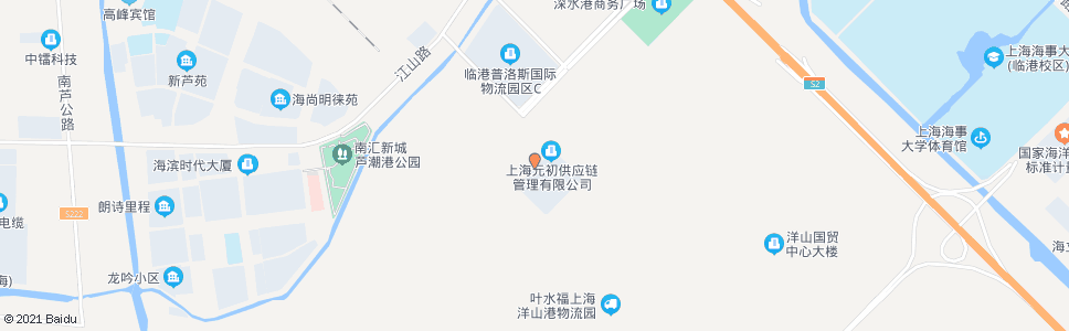 上海港茂路汇港路_公交站地图_上海公交_妙搜公交查询2024