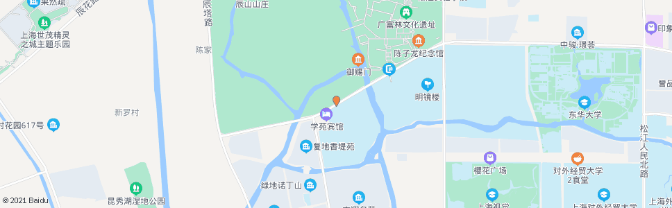上海三新北路广富林路_公交站地图_上海公交_妙搜公交查询2024