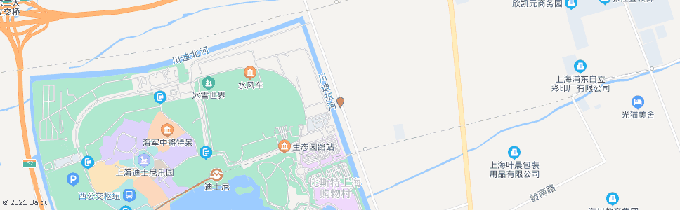 上海东新港桥_公交站地图_上海公交_妙搜公交查询2024