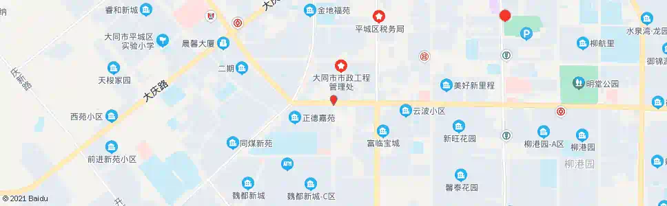 大同金牛装饰城_公交站地图_大同公交_妙搜公交查询2024