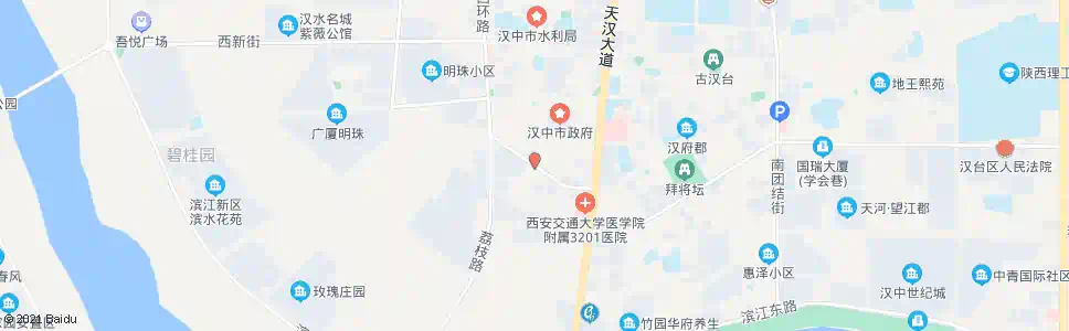 汉中市政府南门_公交站地图_汉中公交_妙搜公交查询2024