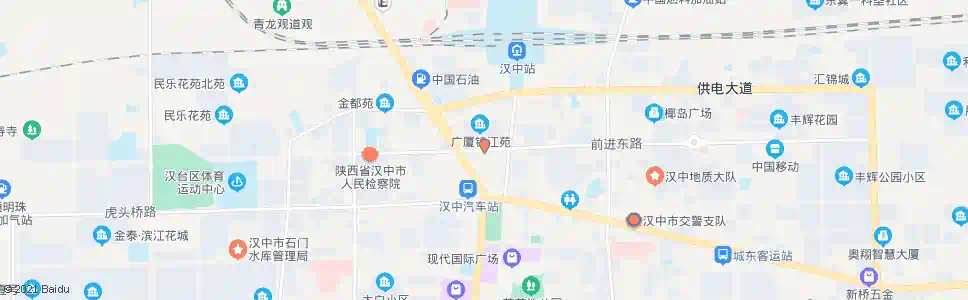 汉中北关办事处_公交站地图_汉中公交_妙搜公交查询2024