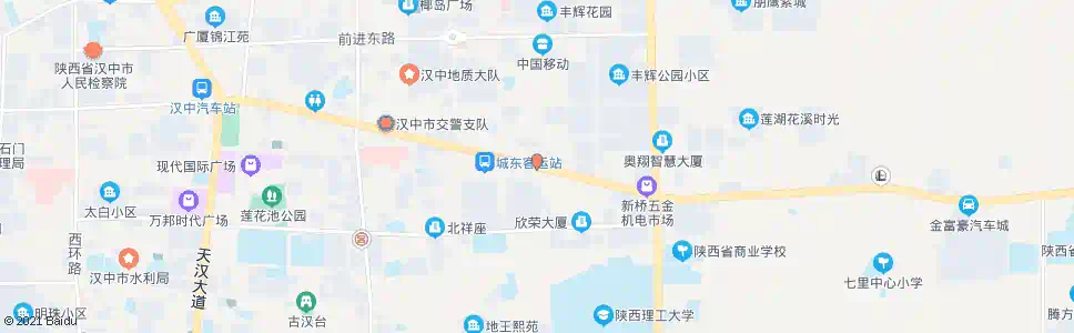 汉中兴汉住宅小区_公交站地图_汉中公交_妙搜公交查询2024