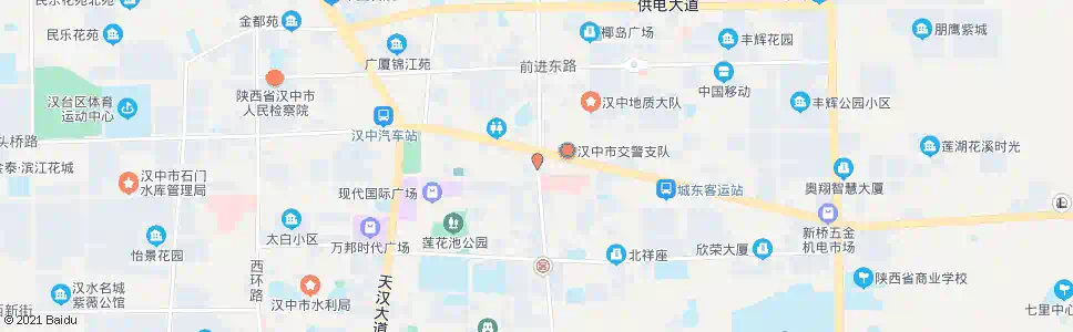 汉中市人民医_公交站地图_汉中公交_妙搜公交查询2024