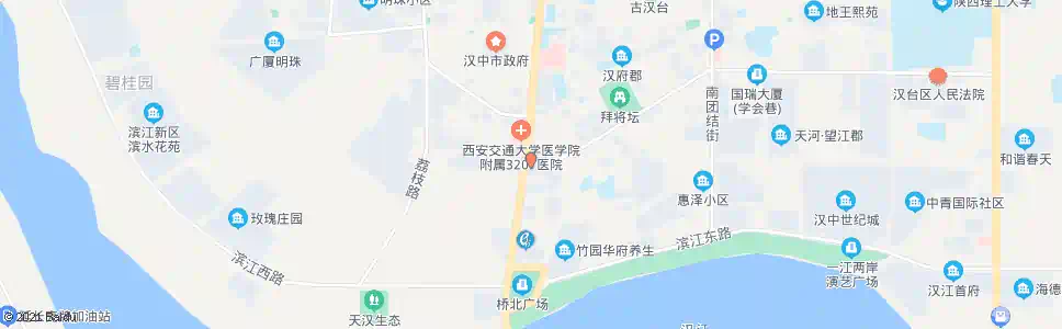 汉中三二0一医院_公交站地图_汉中公交_妙搜公交查询2024