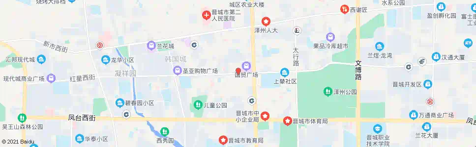 晋城国贸中心_公交站地图_晋城公交_妙搜公交查询2024