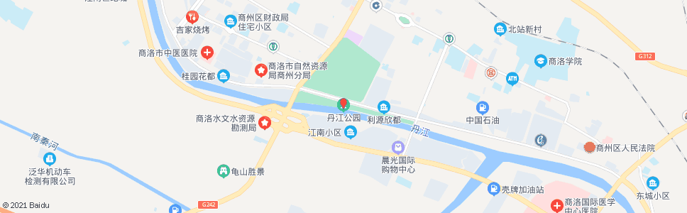 商洛丹江公园_公交站地图_商洛公交_妙搜公交查询2024