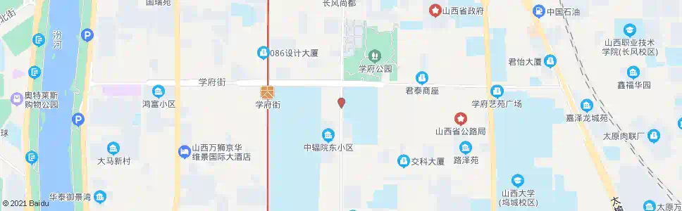 太原体育路学府街口_公交站地图_太原公交_妙搜公交查询2024