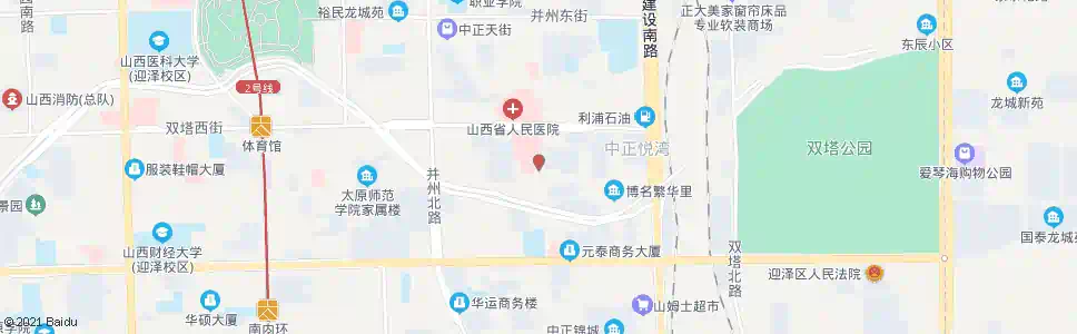 太原职工医学院西门_公交站地图_太原公交_妙搜公交查询2024