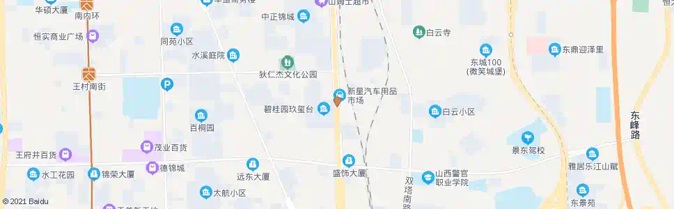 太原建设南路狄村街口_公交站地图_太原公交_妙搜公交查询2024