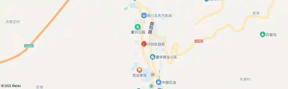 铜川印台区政府_公交站地图_铜川公交_妙搜公交查询2024