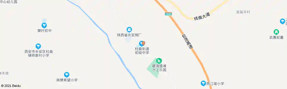 西安寺坡村_公交站地图_西安公交_妙搜公交查询2024