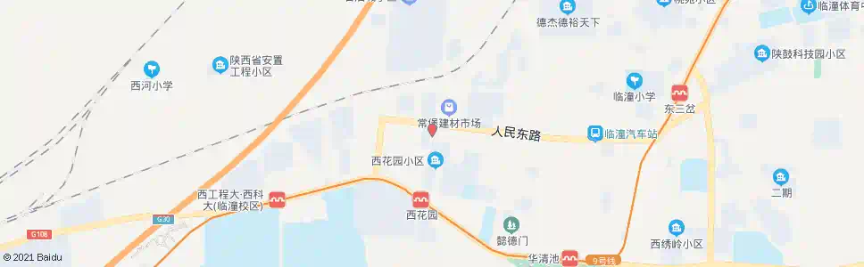 西安南郊建材市场_公交站地图_西安公交_妙搜公交查询2024