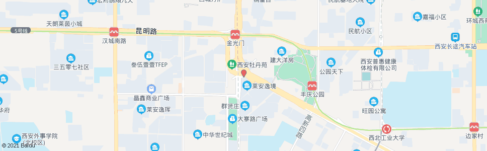 西安新桃园_公交站地图_西安公交_妙搜公交查询2024