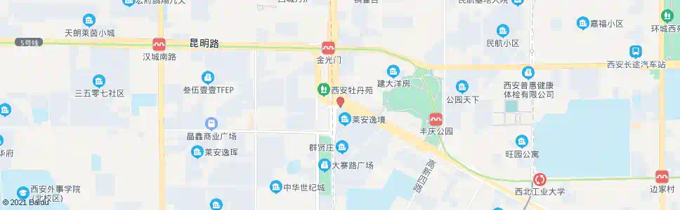 西安新桃园_公交站地图_西安公交_妙搜公交查询2024