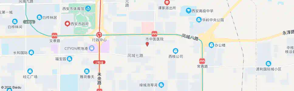 西安八院_公交站地图_西安公交_妙搜公交查询2024