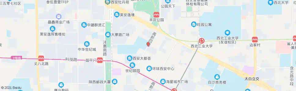 西安西大新区_公交站地图_西安公交_妙搜公交查询2024