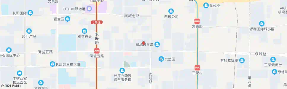 西安兴乐园小区_公交站地图_西安公交_妙搜公交查询2024