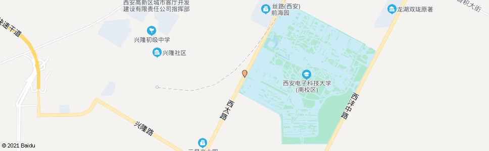 西安东甘河村_公交站地图_西安公交_妙搜公交查询2024