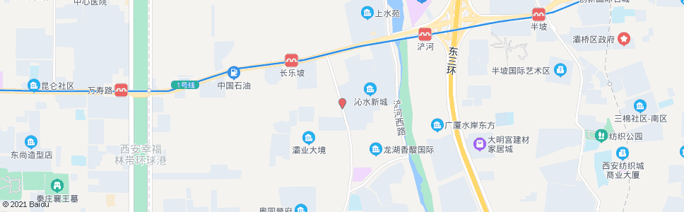 西安沁水新城西门_公交站地图_西安公交_妙搜公交查询2024