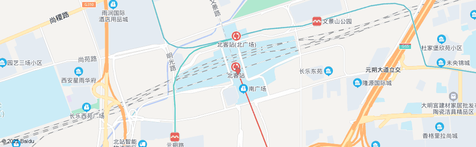 西安赵坡桥_公交站地图_西安公交_妙搜公交查询2024