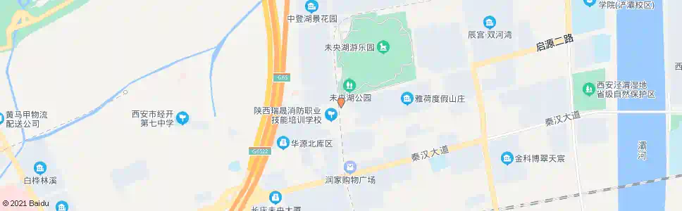 西安未央湖_公交站地图_西安公交_妙搜公交查询2024