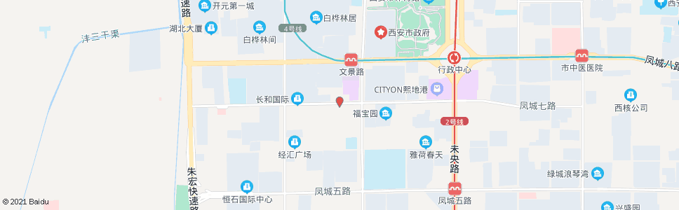 西安凤城二路调度站_公交站地图_西安公交_妙搜公交查询2024