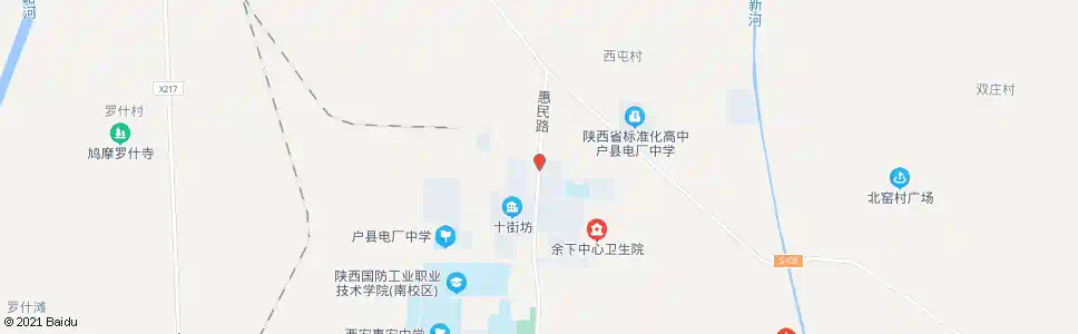 西安余下六街坊_公交站地图_西安公交_妙搜公交查询2024