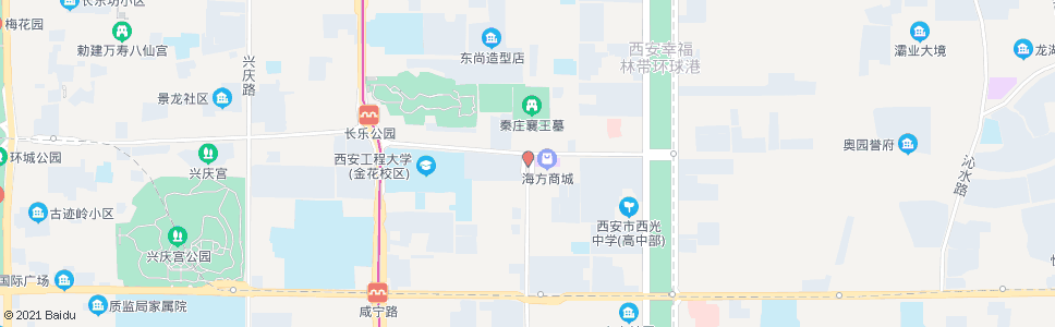西安公园南路北口_公交站地图_西安公交_妙搜公交查询2024