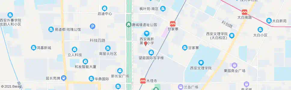 西安科技四路高新一路口_公交站地图_西安公交_妙搜公交查询2024