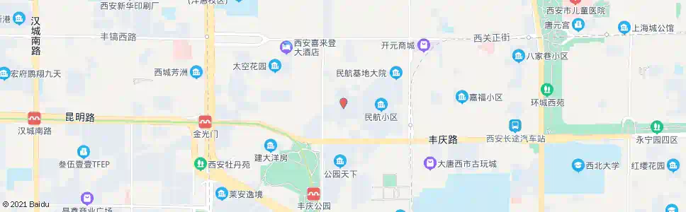 西安锦园小区_公交站地图_西安公交_妙搜公交查询2024